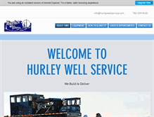 Tablet Screenshot of hurleywellservice.com